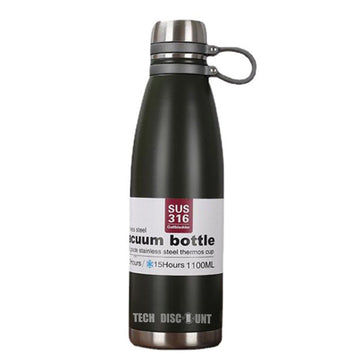 Mug isotherme de grande capacité en acier inoxydable 316 Bouteille de sport d'extérieur Bouteille de sport portable Mug d'eau